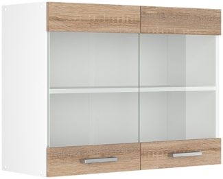 Küchenglasschrank R-Line Sonoma 80 cm Vicco