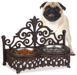 Futterbar Hunde Antik-Stil 10022964