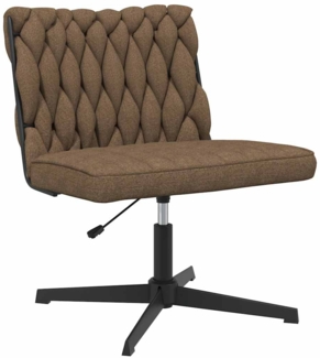 vidaXL Bürostuhl Drehbar Taupe Stoff 4105407