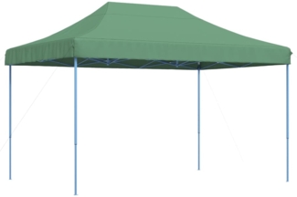 vidaXL Pop-Up Partyzelt, faltbar, ohne Seitenteile, Stahl / PE, Grün, 315 x 410 x 279 cm