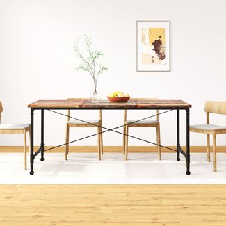 vidaXL Esstisch Altholz Massiv 180 cm 243995