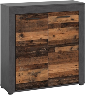INOSIGN Highboard Aosta, Höhe 88 cm, in verschiedenen Farbausführungen, mit 2 Türen und 3 Fächern, Wohnzimmer, Kommode, Schrank