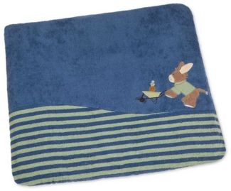 Sterntaler® Wickelauflagenbezug Sterntaler® Wickelauflagenbezug ESEL Emmilius (1-tlg), Wickelauflage Frottee 85x72cm, Unterlage Wickeltisch Wasserdicht