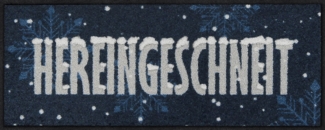 Salonloewe Fußmatte Fußmatte "Schneeflöckchen", eckig, Höhe: 7 mm, Motiv