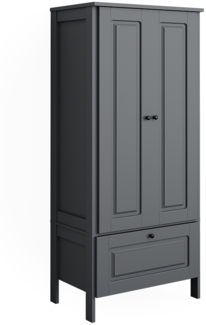 Vitalispa Kinderkleiderschrank Grau 83.3 x 187 cm, Ajaton
