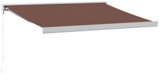 vidaXL Markise Manuell Braun 300x250 cm 3215718