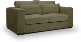 Sofa 2,5 Sitzer B/H/T: 200 x 92 x 112 cm in khaki