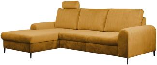 Ecksofa Lokoni (Farbe: Velluto 08, Seite: Links)