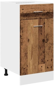 vidaXL Schubunterschrank Lyon Altholz-Optik 40x46x81,5 cm Holzwerkstoff 856083