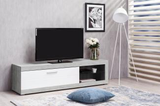 TV-Board >Ruma< in Beton - 162x43x41,6cm (BxHxT)