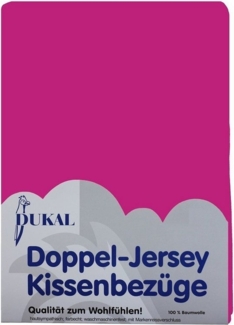 DUKAL Kissenbezüge aus hochwertigem Doppel-Jersey, 100% Baumwolle, (1 Stück), 40x40 cm, mit Reißverschluss, Made in Germany