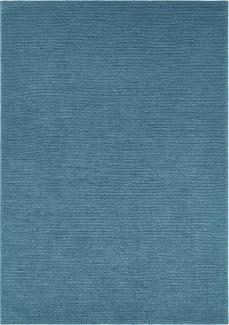 Kurzflor Teppich Supersoft Petrolblau - 120x170x1cm