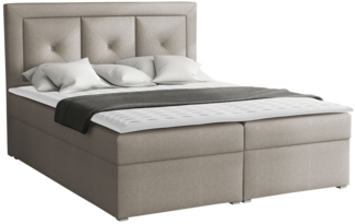 Boxspringbett Moden Plus Box, Beige, 180x200 cm