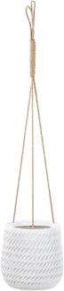 Blumenkübel LIVADIA 20 cm Cremeweiß