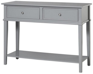 loft24 Konsolentisch Franklin, Ablagetisch mit 2 Schubladen, Landhaus, Breite 104 cm