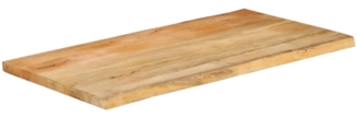 vidaXL Tischplatte mit Baumkante 100x60x2,5 cm Massivholz Mango 370718