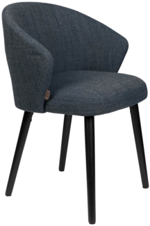 Esszimmerstuhl WALDO Blau Stuhl von DUTCHBONE