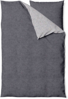 SETEX Wendebettwäsche Feinbiber, Biber, 3 teilig, mit Wendefunktion