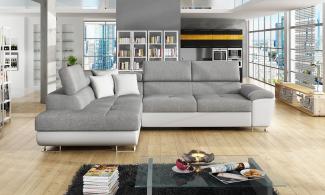 Ecksofa Cotere, Seite: Links, Farbe: Soft 017 + Bristol 2460 + Soft 017