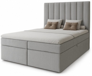 MARPUR Boxspringbett NERO MIL (Boxspringbett, Bettkasten, Matratze), Bettkasten inkl. Matratze