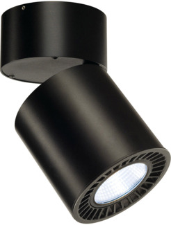 SLV SUPROS Deckenleuchte, LED, 4000K, schwarz, 4000lm, 33,5W - Wand- und Deckenleuchten