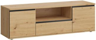 Küchenschrank Hochschrank 60cm Korpus- & lackierte Frontfarbe wählbar (RI-D14/DL/60/207)