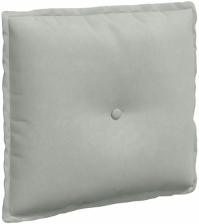 vidaXL Rückenkissen Hellgrau 50 x 45 cm Cordstoff 42014632