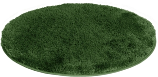 Möve Badematte Superwuschel, Badvorleger, Badezimmer Teppich, Höhe 40 mm, rutschhemmend beschichtet, fußbodenheizungsgeeignet, schnell trocknend, strapazierfähig, Polyester, rund, Mikrofaser-Badematte, Badteppich, rechteckig, rund & als 3-tlg. Set