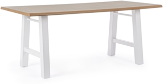 Esstisch Fred aus MDF, 180 cm, Weiß