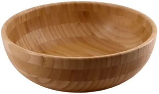 Lacers Schüssel Lacers PurpleLine Salatschüssel aus Bambus Ø 24 cm – Servierschale, Bambus, (Einzelartikel), 100 % Bambus, vielseitig, plastikfrei & nachhaltig