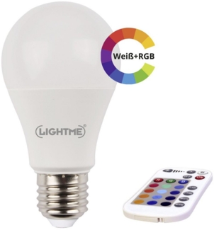 LightMe LED-Leuchtmittel LightMe LM85193 LED EEK F (A - G) E27 Glühlampenform 6 W = 48 W RGBW (