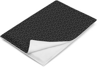 DECALVIBES Tagesdecke Kuscheldecke Jaguar - Anthrazitgrau , 152 x 203 cm