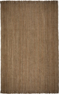 FLAIR RUGS Teppich Jute Boucle, rechteckig, Höhe: 7 mm, aus 100% Jute, mit Fransen, aus Naturfasern