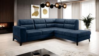 Wohnideebilder Cassara Dunkelblau Ecksofas & Eckcouches CO-CAS-RT-40NU