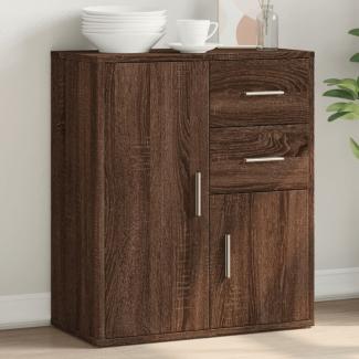 vidaXL Sideboard Braun Eiche-Optik 60x31x70 cm Holzwerkstoff 840484