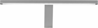 LED Spiegellampe Gemo in Chrom mit Steckdose