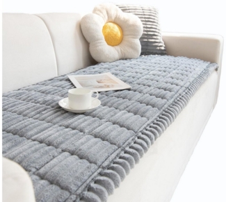 Coonoor Sofaschoner Weiche Flanell Sofa überzug Waschbar - Neue Sitzkissenbezüge, rutschfeste Sofabezug
