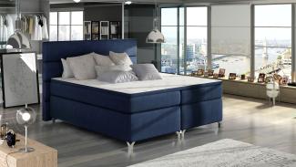 Amadeo 160X200, Boxspring Bett, Dunkelblau