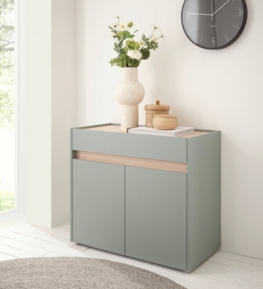 INOSIGN Kommode GiRON/CiTY, Schrank in vier Farben, modernes Sideboard, Kommode, viel Stauraum, Schublade, 80 cm breit