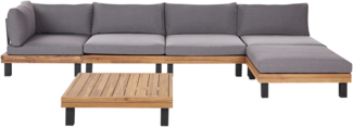 Lounge Set FRAZZANO FSC® zertifiziertes Akazienholz Grau Universal