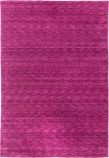 Morgenland Gabbeh Teppich - Uni - rechteckig - 60 x 40 - Lila