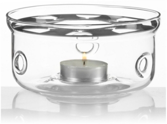 Dimono Teekanne Stövchen Teewärmer aus Borosilikat-Glas, Teekannen-Wärmer