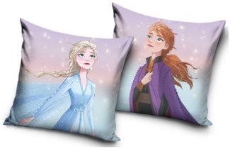 Disney Frozen Kissenbezug Disney Frozen die Eiskönigin Kissenbezug Maße ca. 40 x 40 cm, (1, 1, 1, 1 Stück)