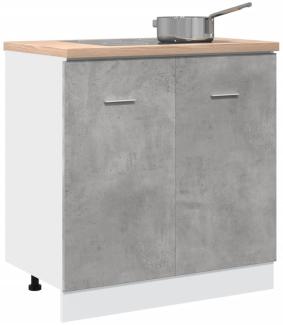 vidaXL Spülenunterschrank Betongrau 80x46x81,5 cm Holzwerkstoff 856076