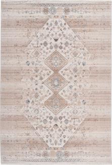 Kurzflorteppich Palos 400 Taupe 160x230 cm