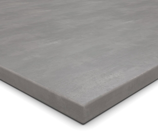 Dekor Spanplatte 19mm Tischplatte Beton Perlgrau mit ABS Kante Umleimer - Größe 100 x 200 cm - Höhe 1,9 cm - Farbe Beton Perlgrau