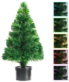 vidaXL Künstlicher Weihnachtsbaum Glasfaser 64 cm Grün 246402