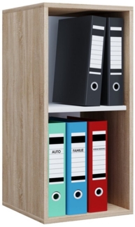 VCM Büroregal & Bücherregal Lona 917843 Sonoma-Eiche H. 74 x B. 35 x T. 37 cm