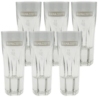 Ramazzotti Gläser Salute 6er Set glas - 4cl & 2cl geeicht