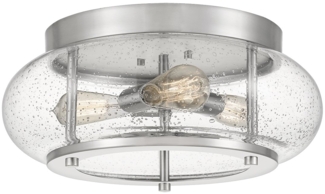 Deckenleuchte, Metall Glas, D 40,6 cm